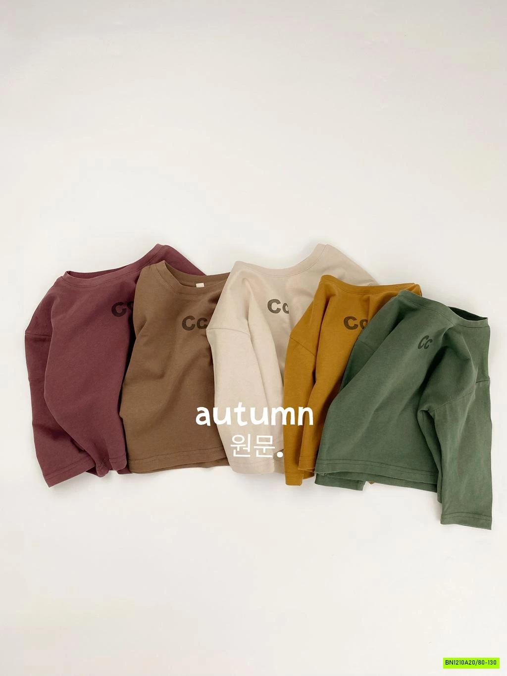 ÁO THUN MÙA THU CHỮ C VINTAGE