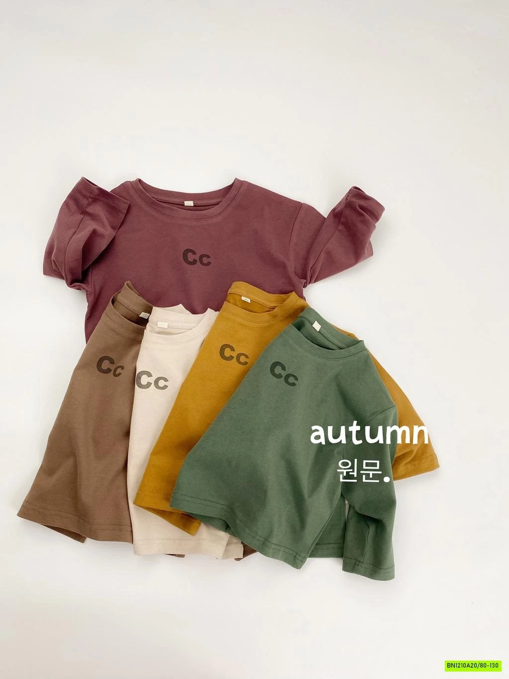 ÁO THUN MÙA THU CHỮ C VINTAGE