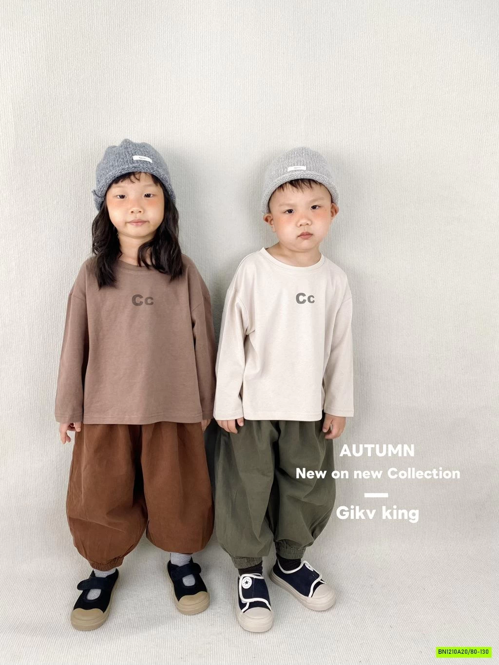 ÁO THUN MÙA THU CHỮ C VINTAGE