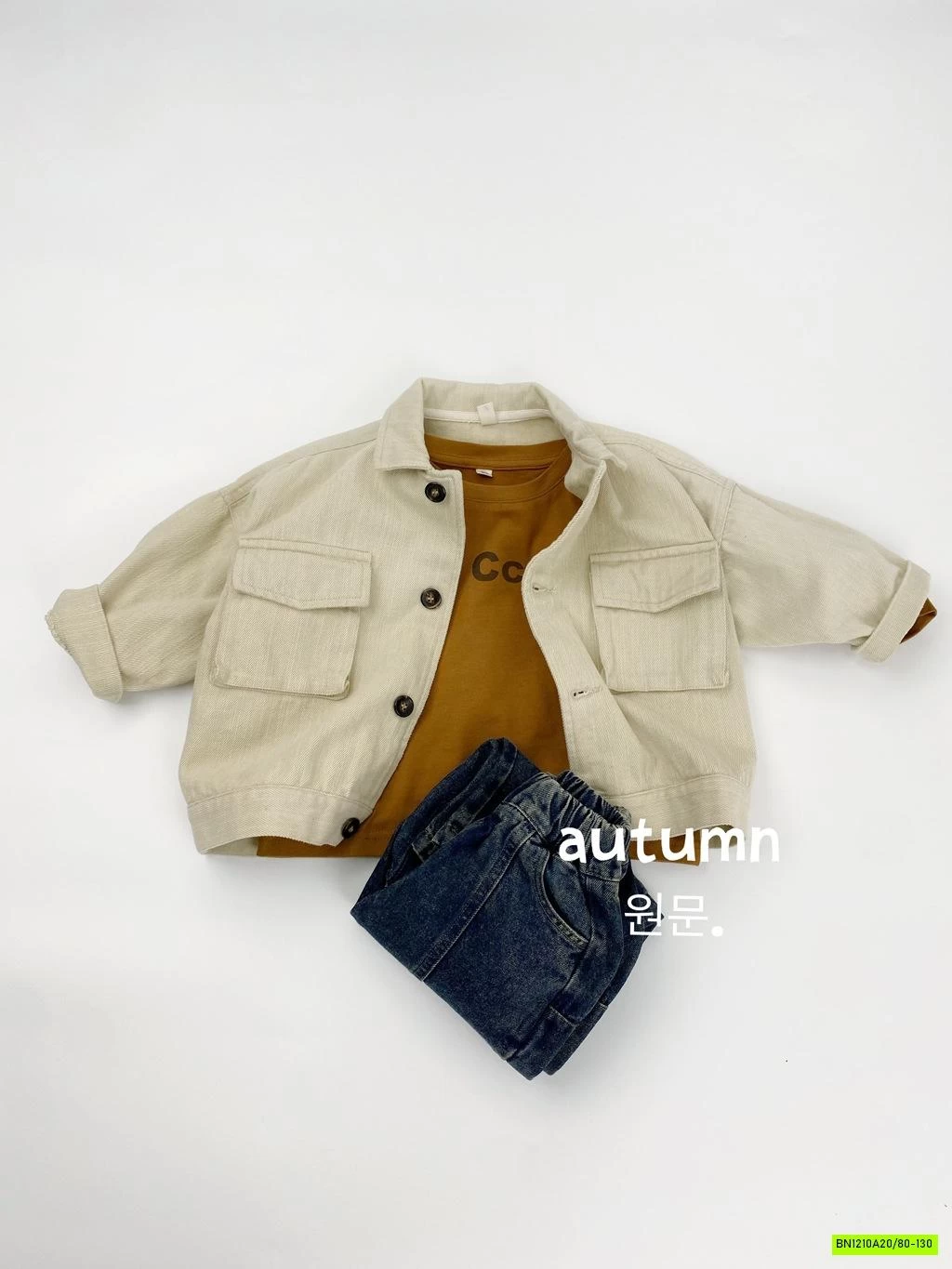 ÁO THUN MÙA THU CHỮ C VINTAGE