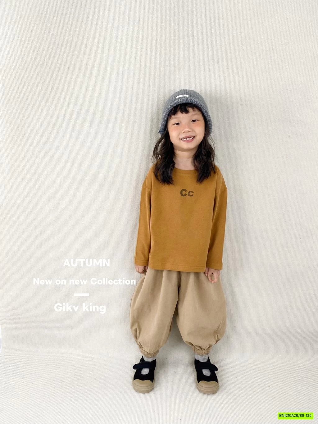 ÁO THUN MÙA THU CHỮ C VINTAGE