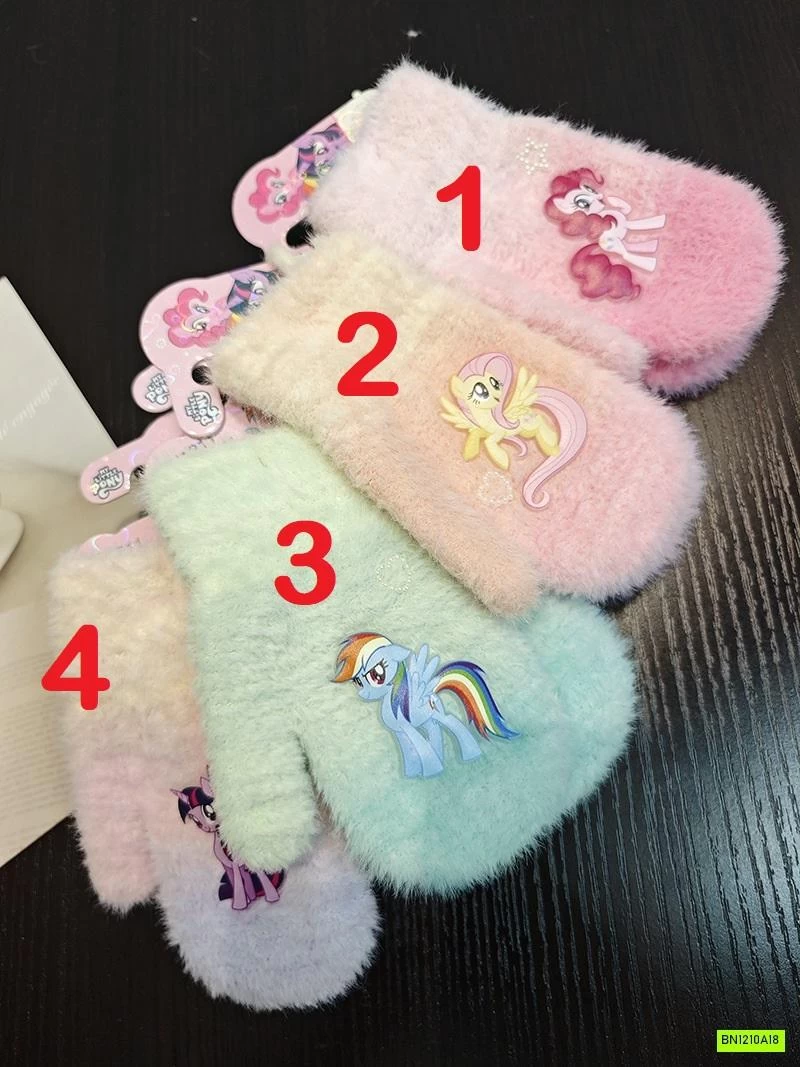 GĂNG TAY TRÙM CẢ BÀN PONY LOANG MÀU