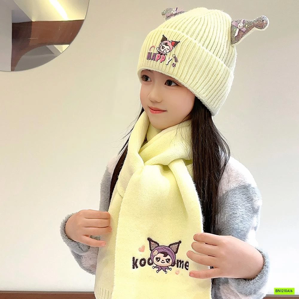 SÉT MŨ + KHĂN LEN KUROMI