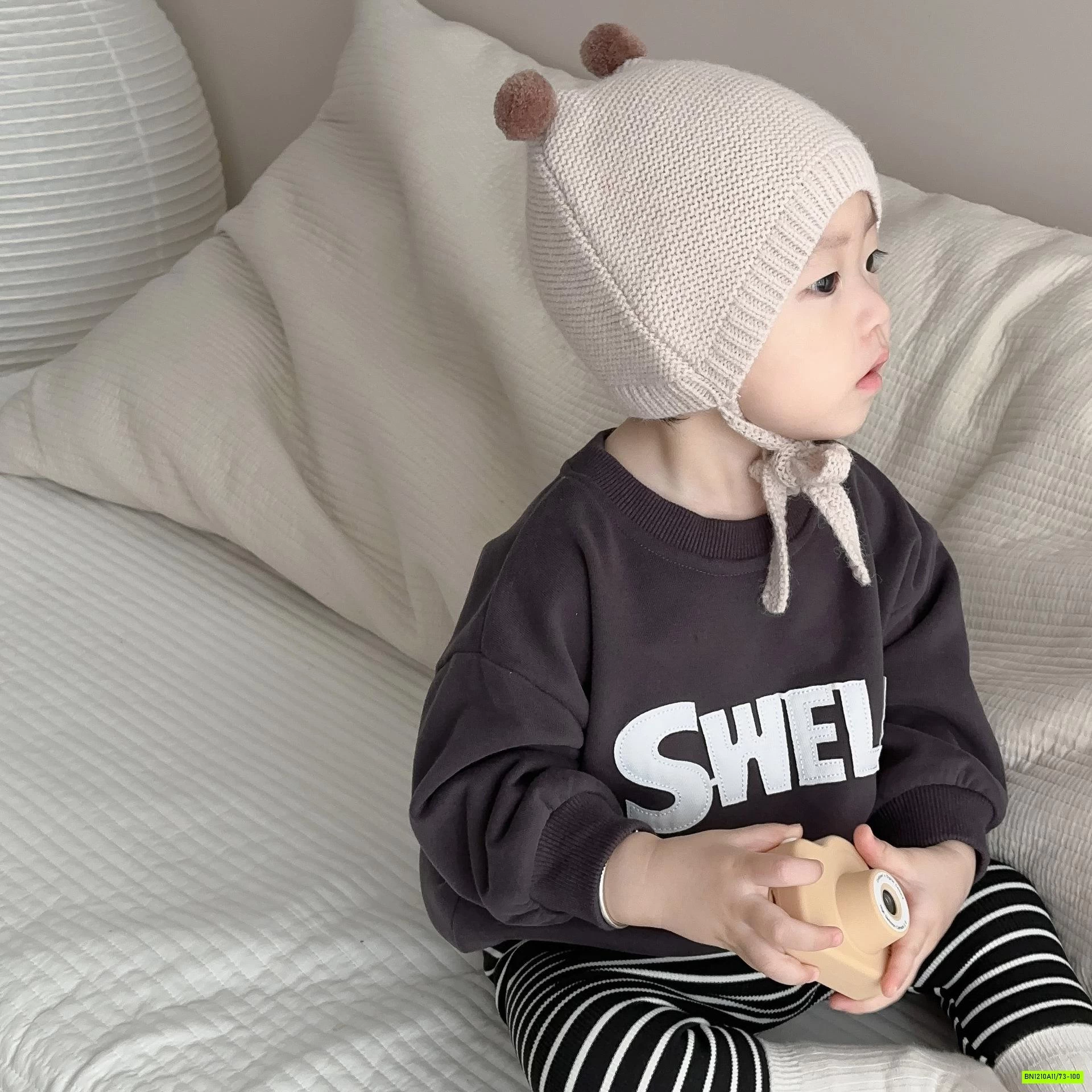 ÁO NỈ SWELL MIX LEGGING KẺ