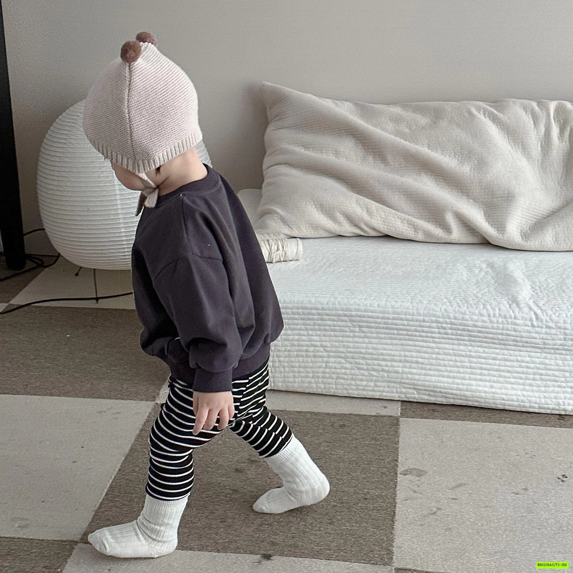 ÁO NỈ SWELL MIX LEGGING KẺ