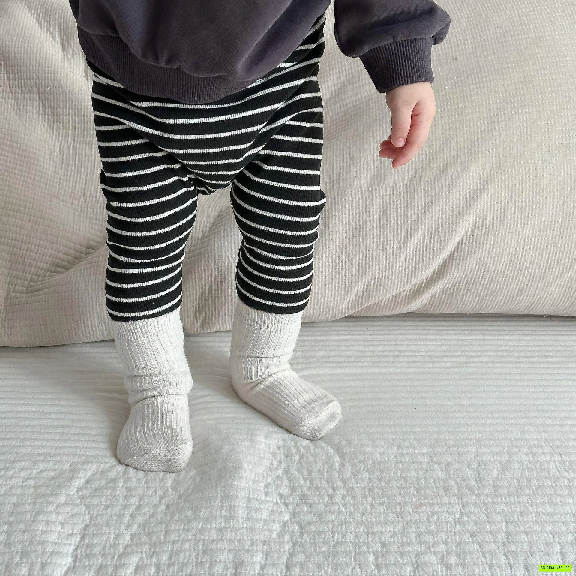 ÁO NỈ SWELL MIX LEGGING KẺ