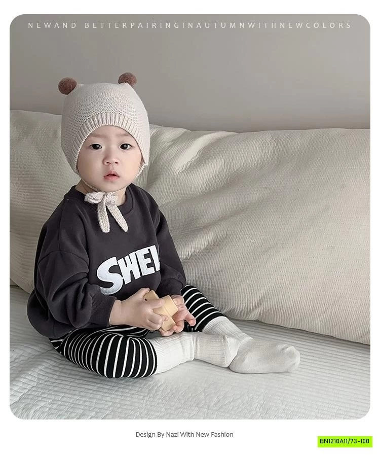 ÁO NỈ SWELL MIX LEGGING KẺ