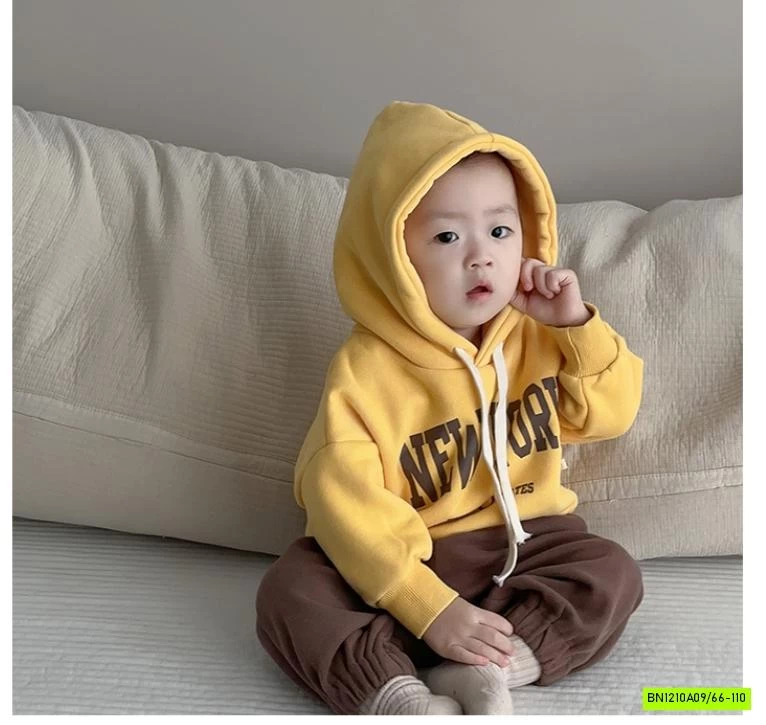 SÉT HOODIE NỈ NHUNG HÀN QUỐC