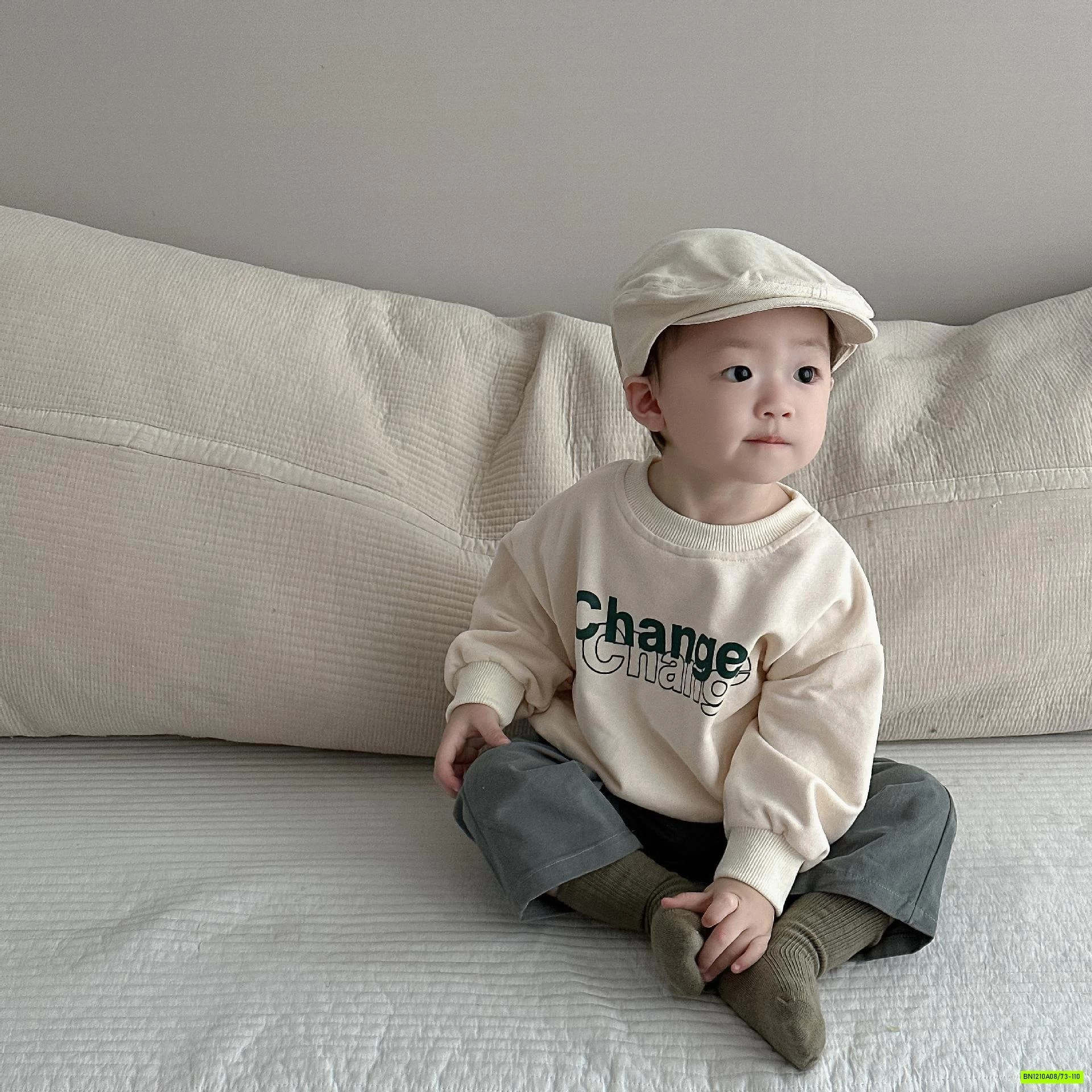 ÁO NỈ CHANGE MIX QUẦN THÔ MỀM