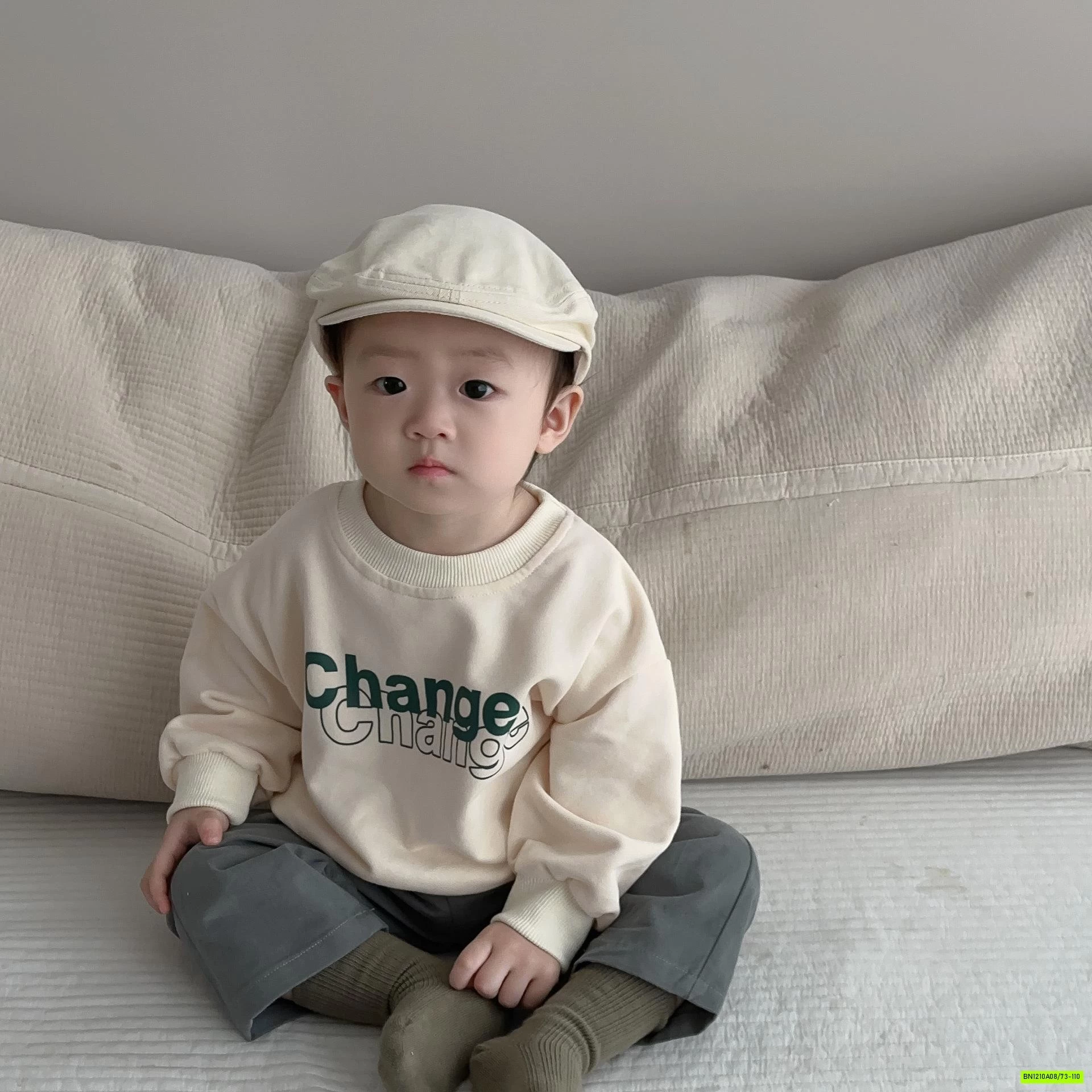 ÁO NỈ CHANGE MIX QUẦN THÔ MỀM