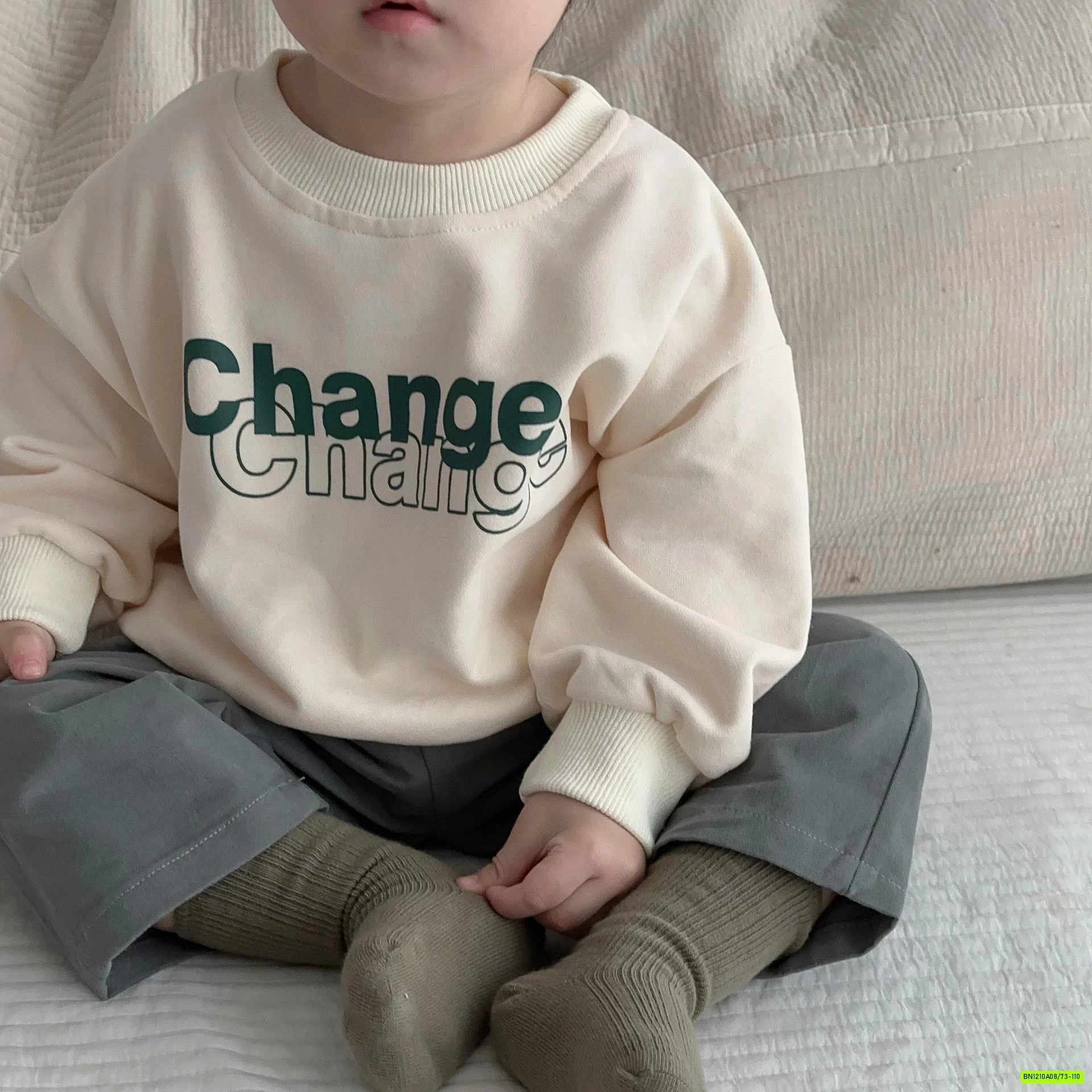 ÁO NỈ CHANGE MIX QUẦN THÔ MỀM