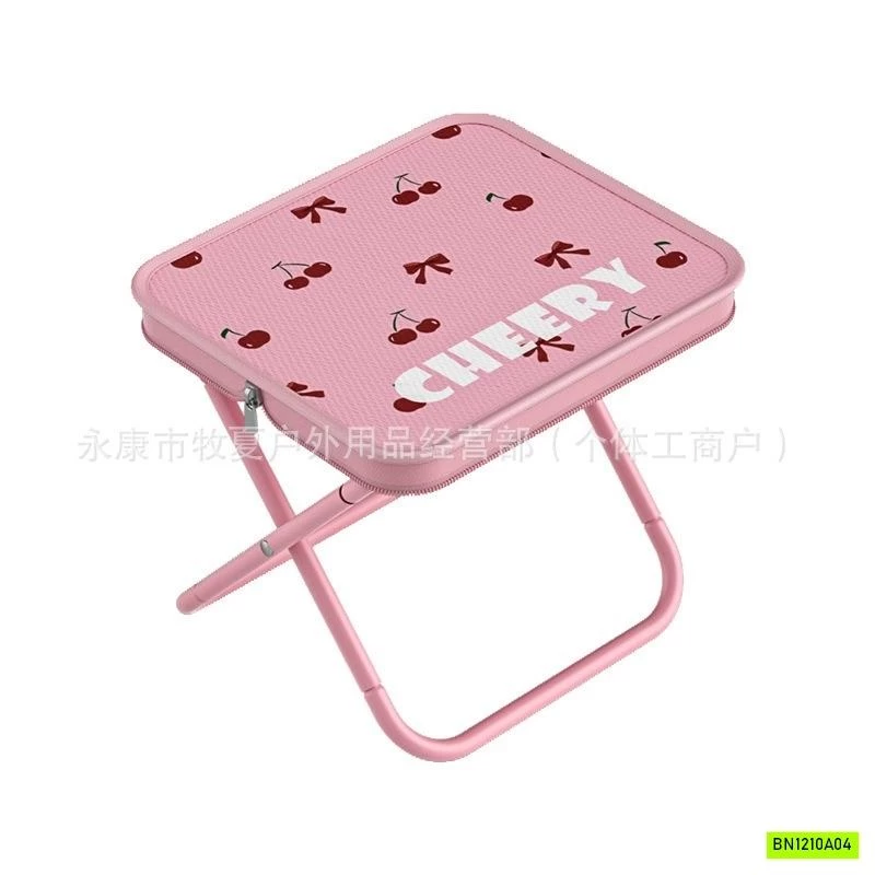 GHẾ GẤP GỌN MINI HỒNG