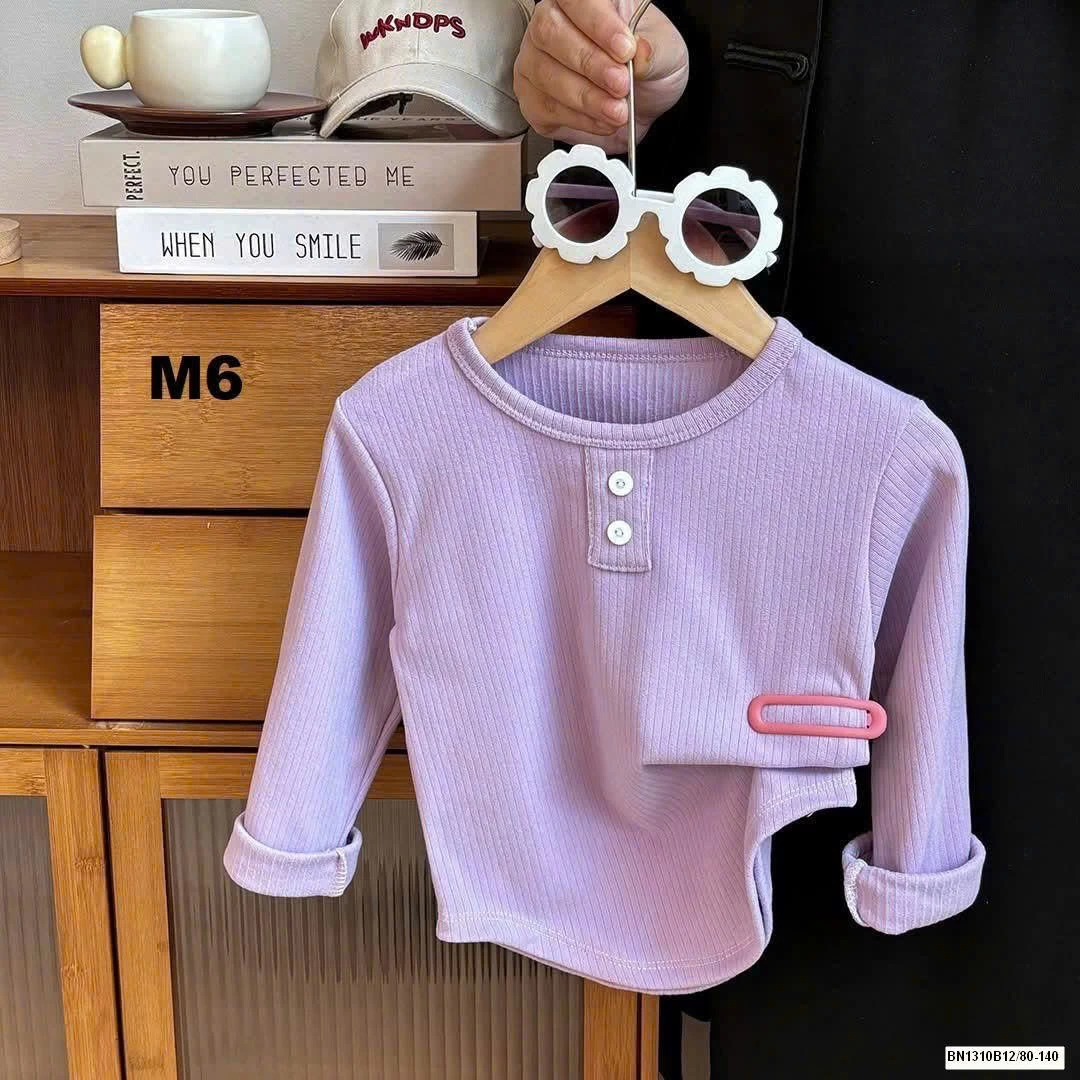 ÁO THUN GÂN DÀI TAY CHO BÉ