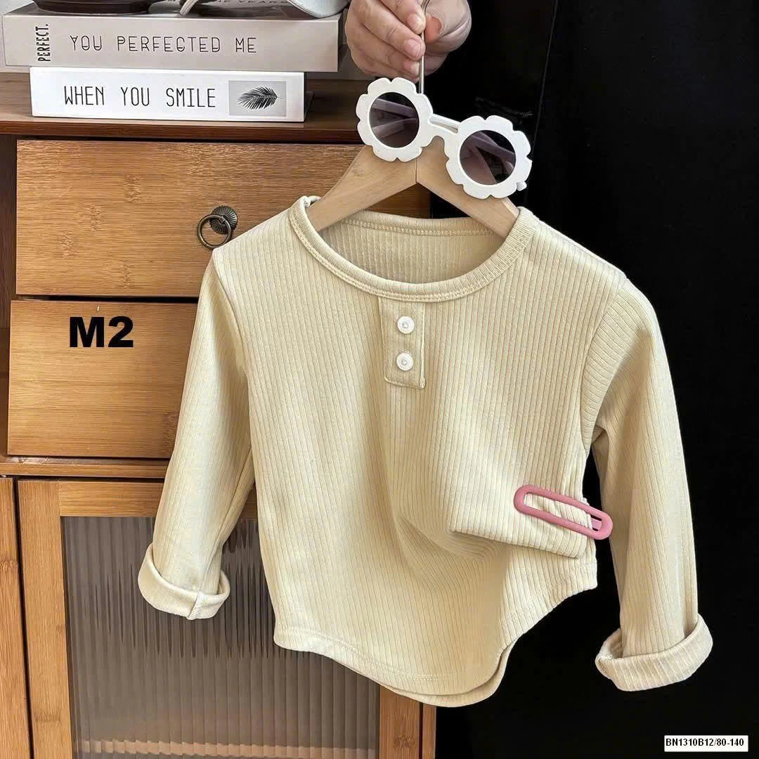 ÁO THUN GÂN DÀI TAY CHO BÉ