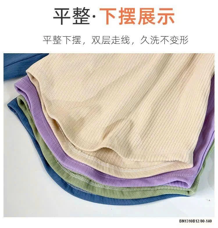 ÁO THUN GÂN DÀI TAY CHO BÉ