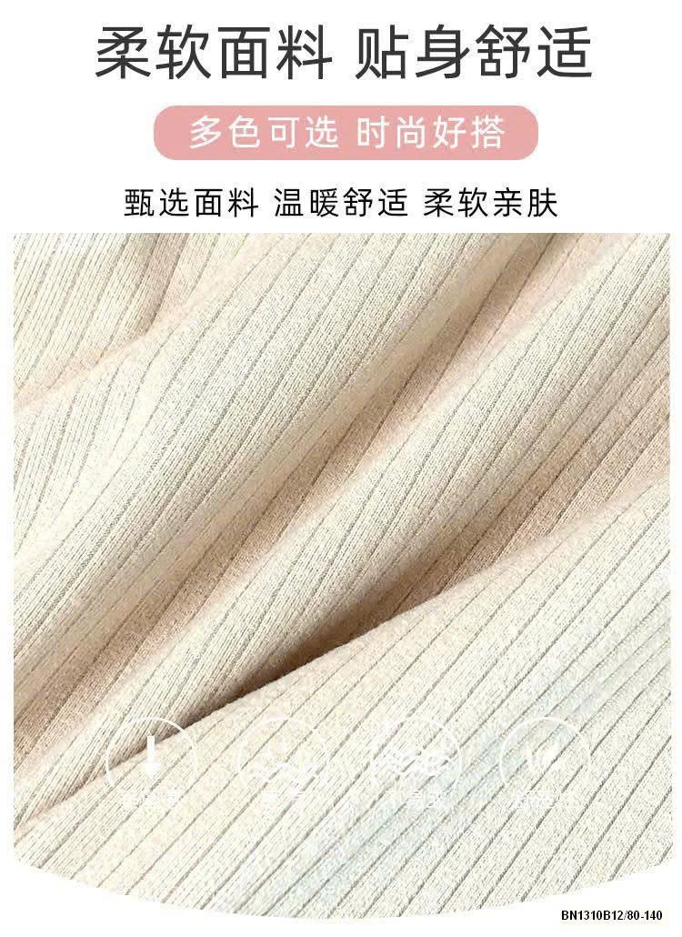 ÁO THUN GÂN DÀI TAY CHO BÉ