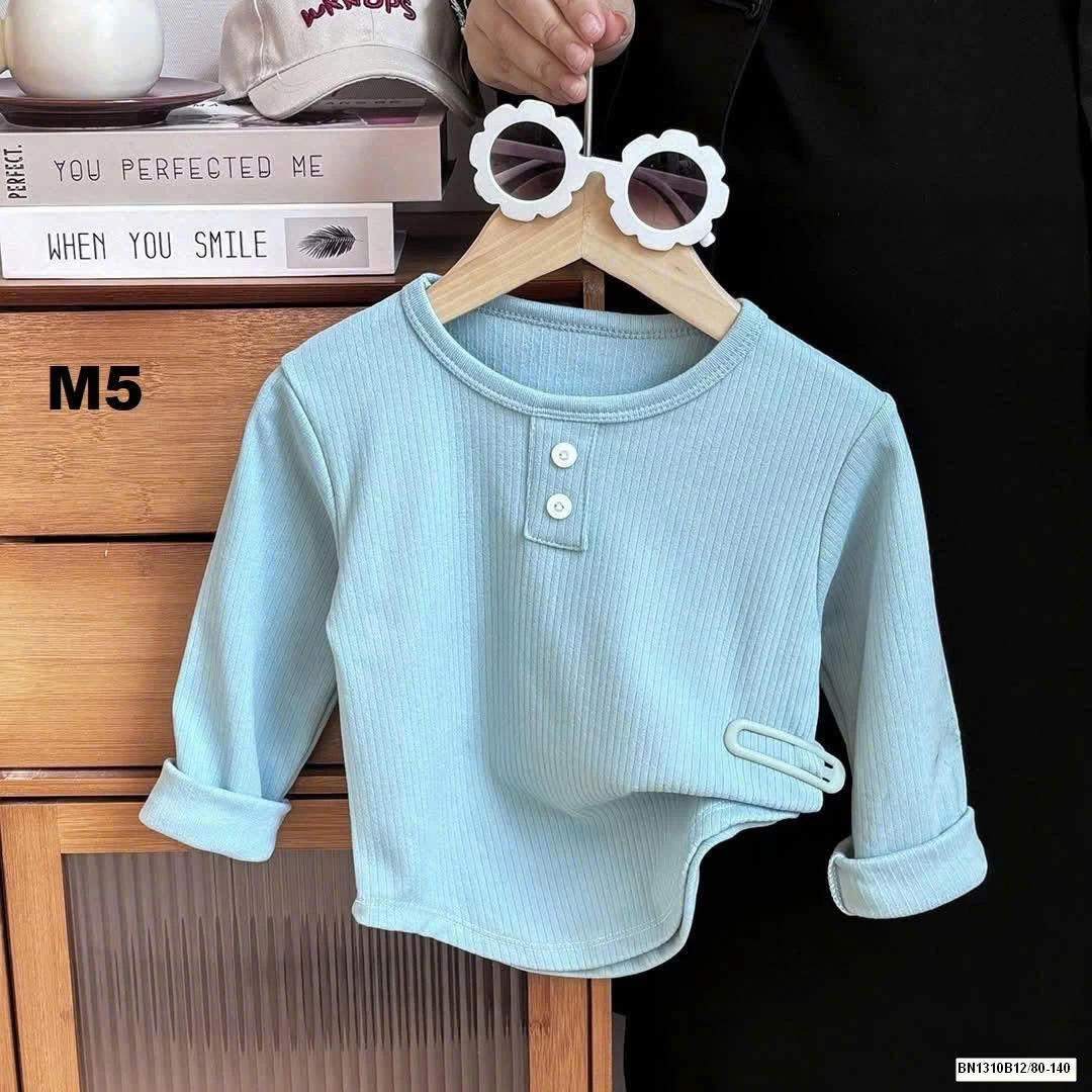 ÁO THUN GÂN DÀI TAY CHO BÉ