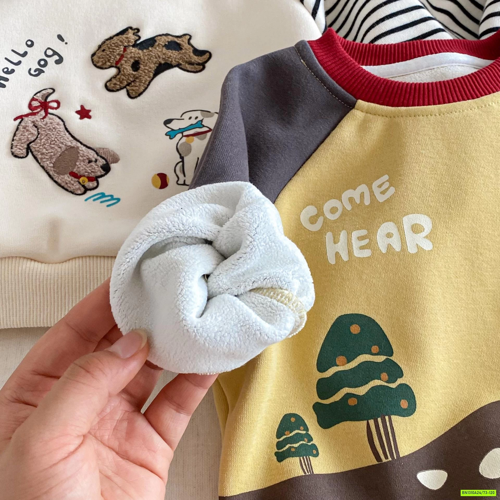 ÁO NỈ THÚ CƯNG LÓT LÔNG