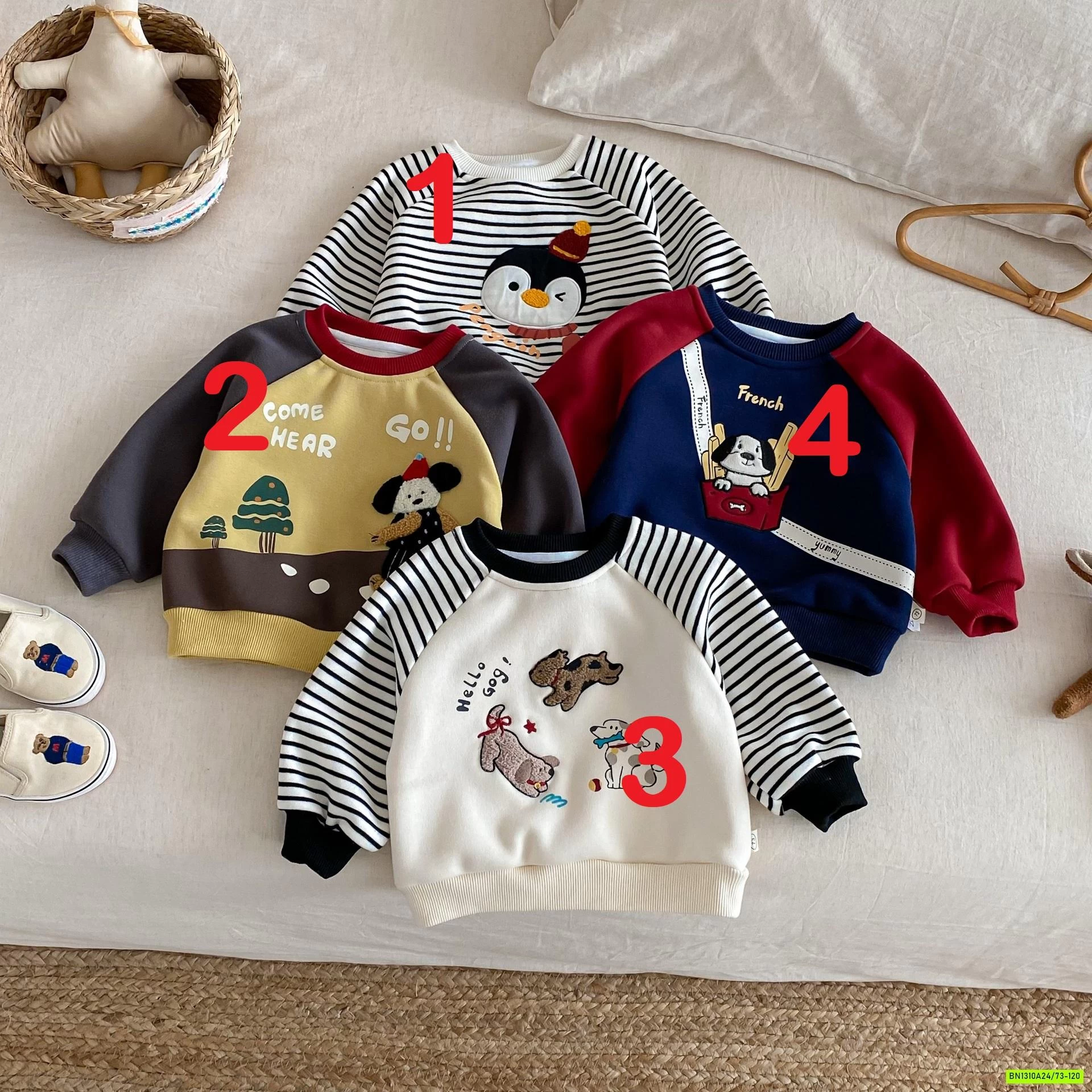 ÁO NỈ THÚ CƯNG LÓT LÔNG