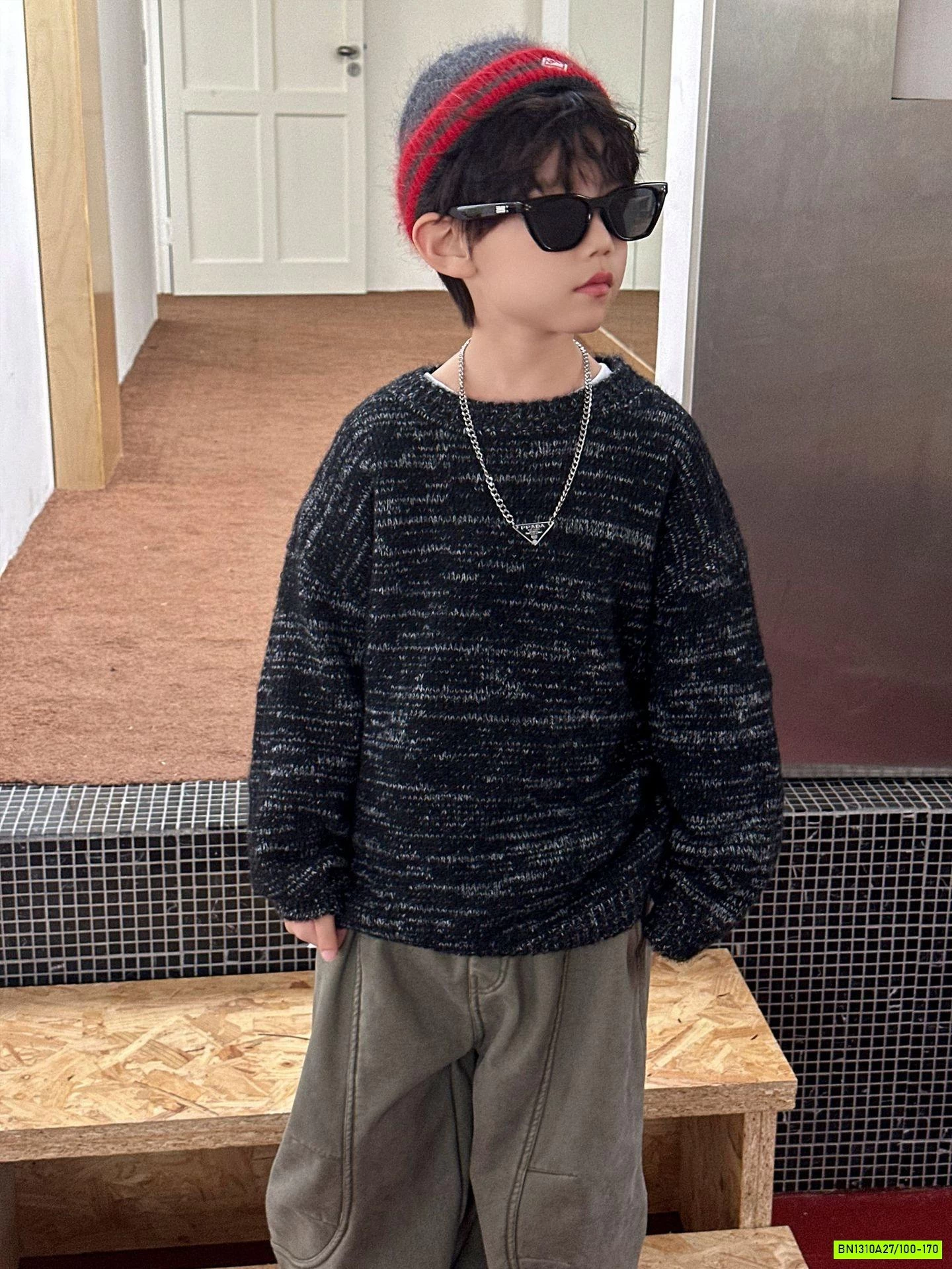 ÁO LEN MUỐI TIÊU CỔ TRÒN