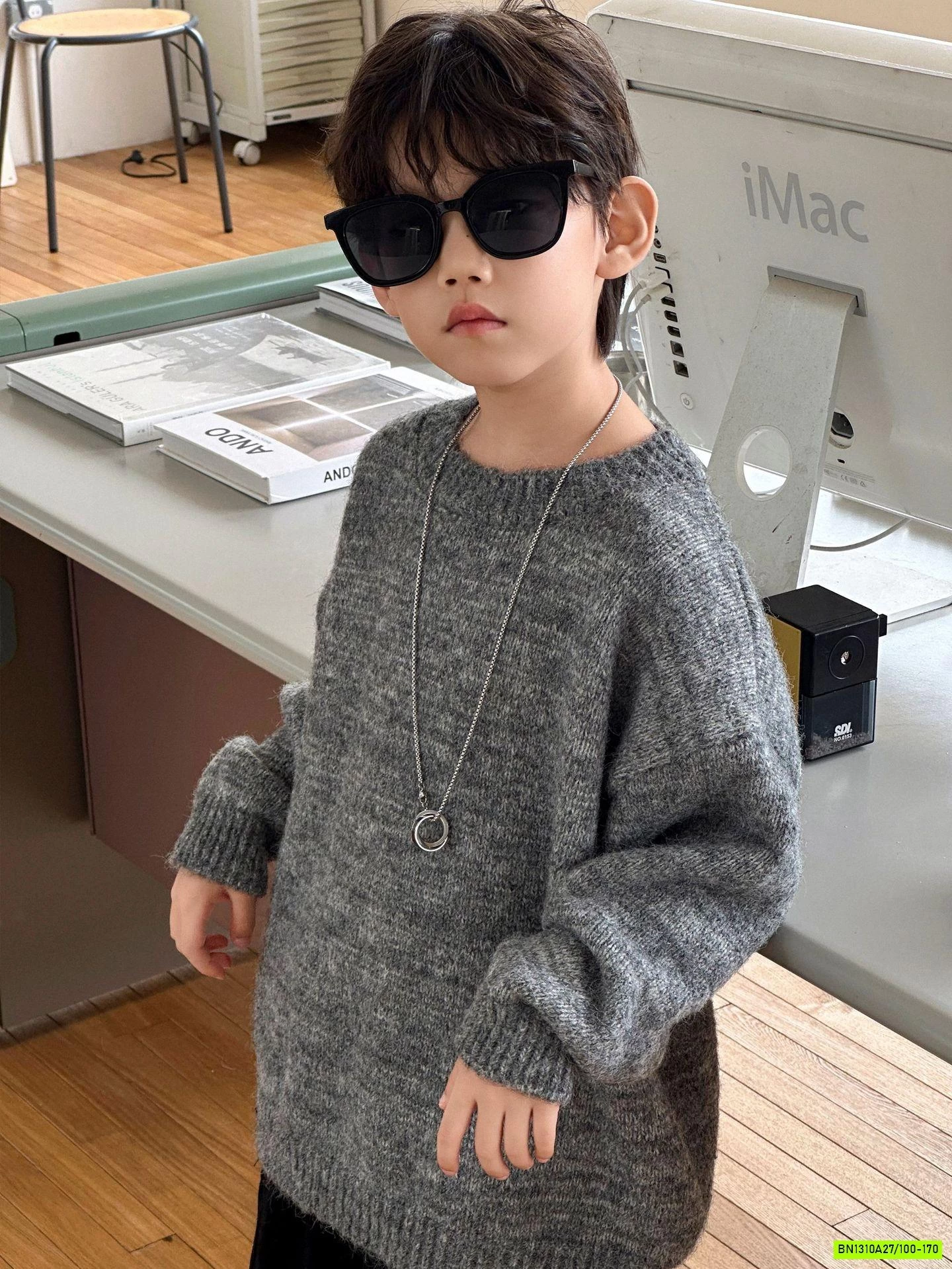 ÁO LEN MUỐI TIÊU CỔ TRÒN