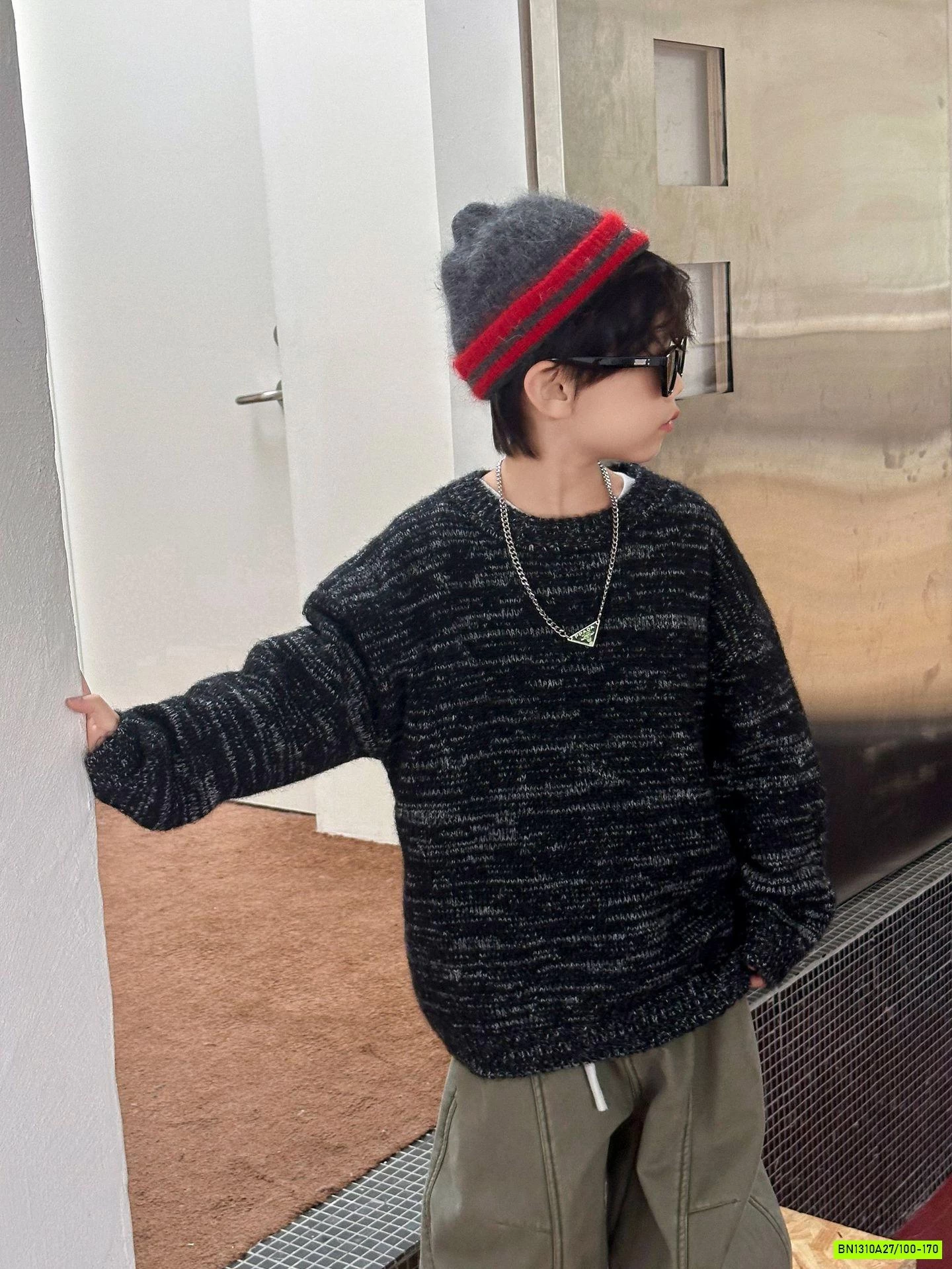 ÁO LEN MUỐI TIÊU CỔ TRÒN