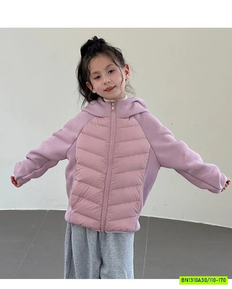 KHOÁC LÔNG VŨ PHỐI NỈ LIỀN MŨ