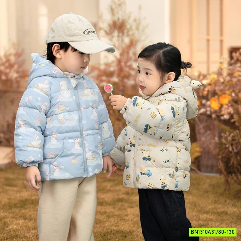 KHOÁC PHAO LÓT NỈ HỌA TIẾT