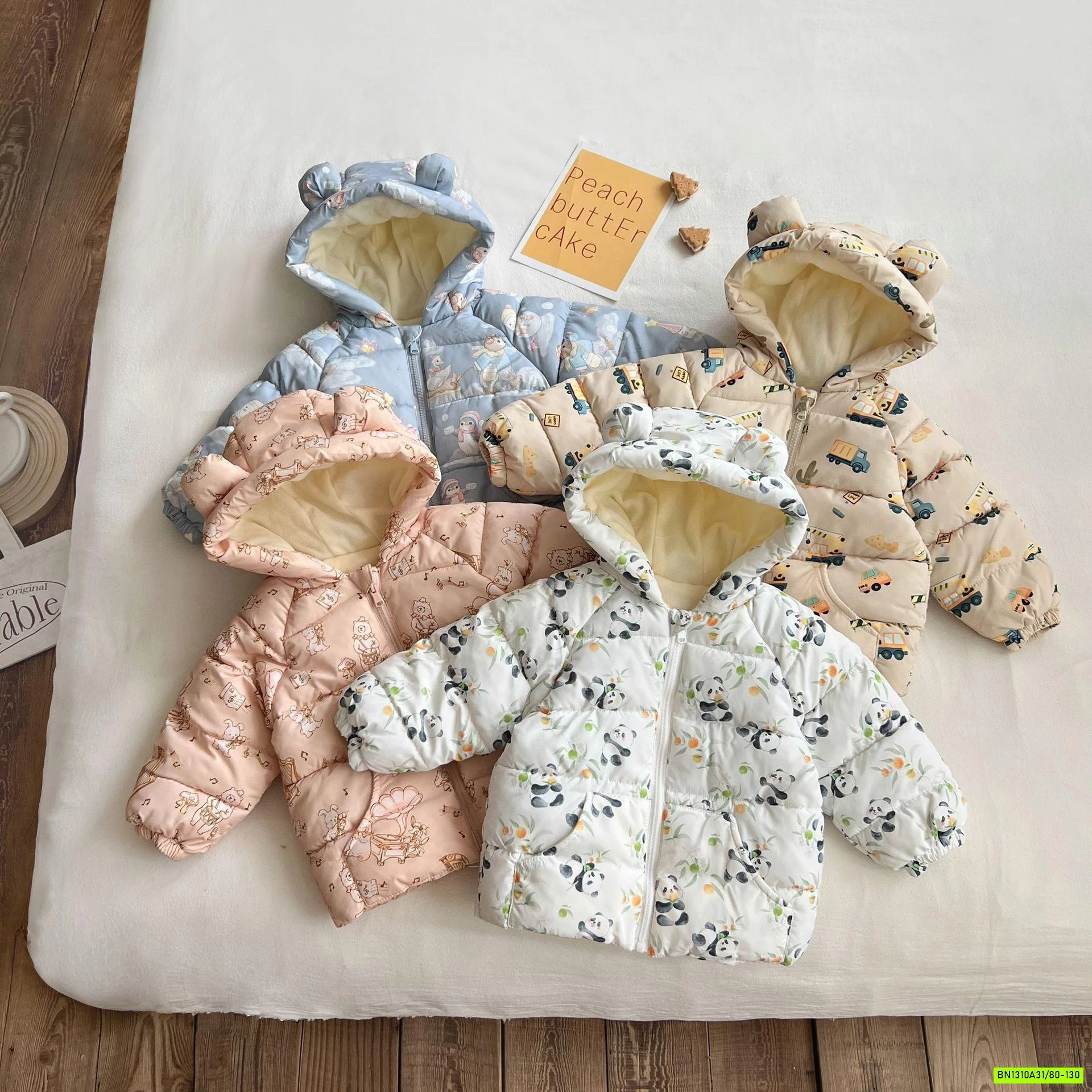 KHOÁC PHAO LÓT NỈ HỌA TIẾT