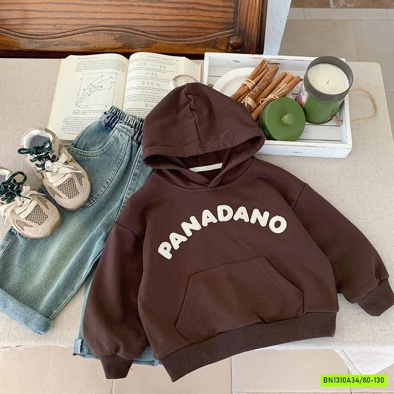 HOODIE DA CÁ THÊU CHỮ PANADANO
