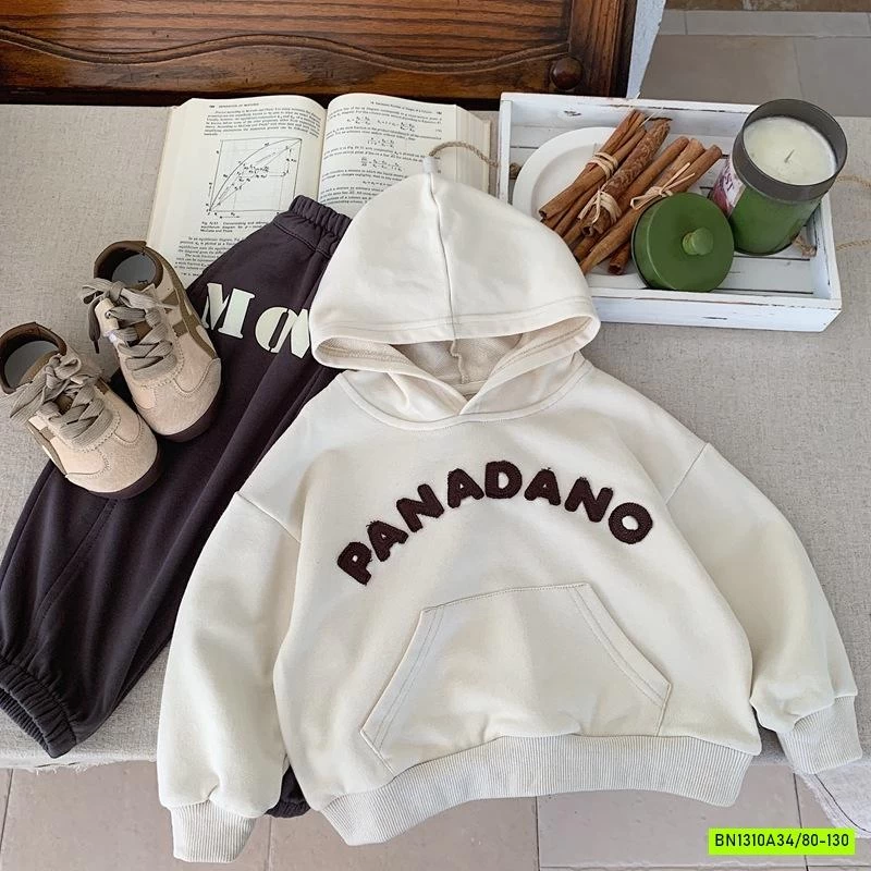 HOODIE DA CÁ THÊU CHỮ PANADANO