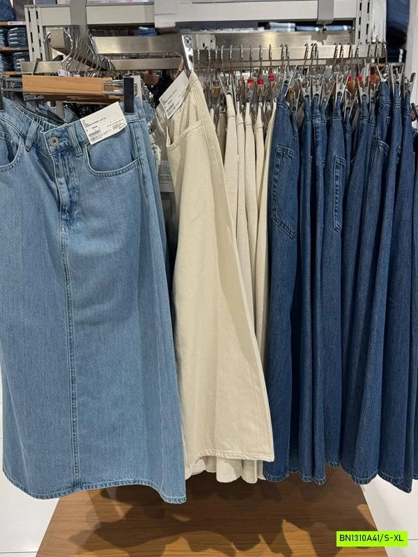 CHÂN VÁY JEANS DÁNG DÀI Z.R