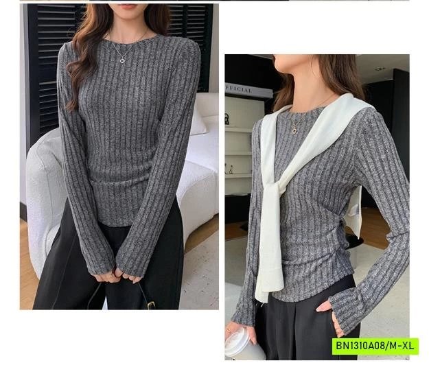 ÁO NỈ LEN RÚT EO