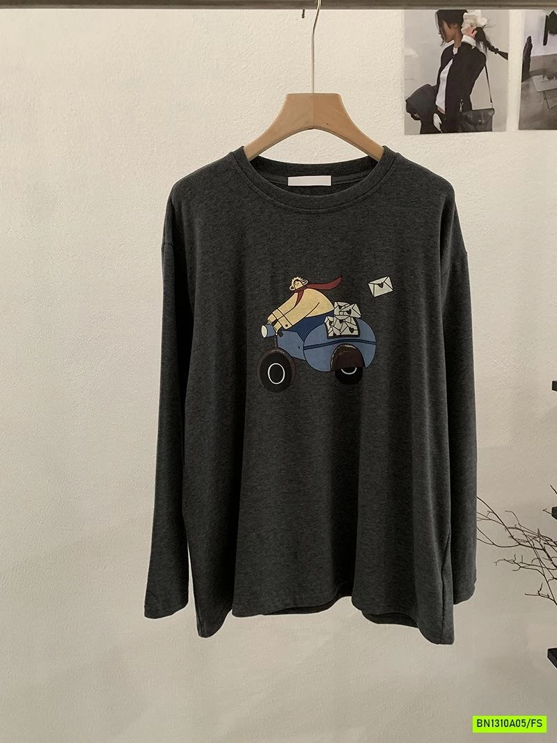 ÁO NỈ BÔNG IN HÌNH