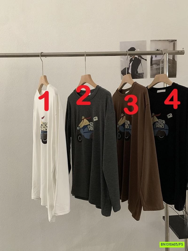 ÁO NỈ BÔNG IN HÌNH