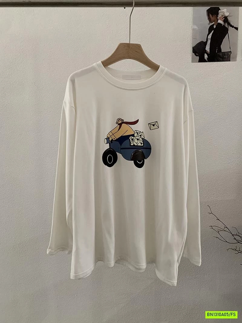 ÁO NỈ BÔNG IN HÌNH