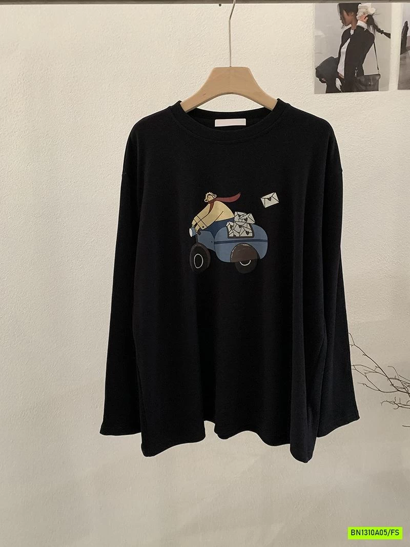 ÁO NỈ BÔNG IN HÌNH