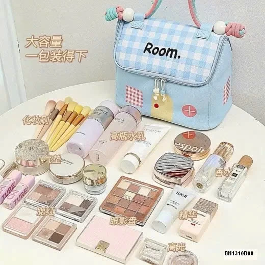 TÚI ĐỰNG ĐỒ MAKE UP HÌNH NGÔI NHÀ