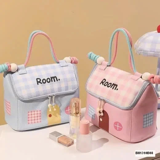 TÚI ĐỰNG ĐỒ MAKE UP HÌNH NGÔI NHÀ