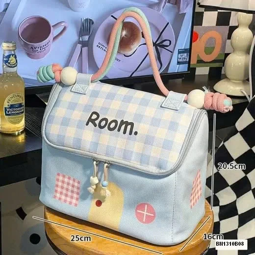 TÚI ĐỰNG ĐỒ MAKE UP HÌNH NGÔI NHÀ