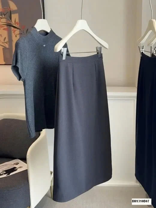 CHÂN VÁY CÔNG SỞ DÁNG DÀI