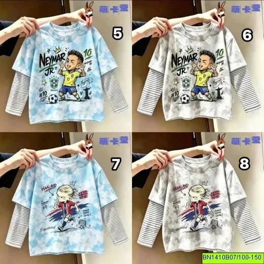 Áo fan bóng đá cho bé trai