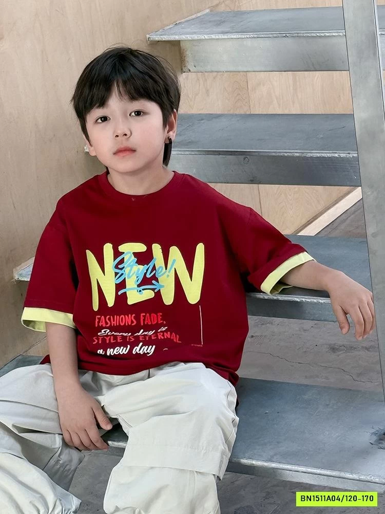 ÁO THUN NEW PHỐI VIỀN TAY