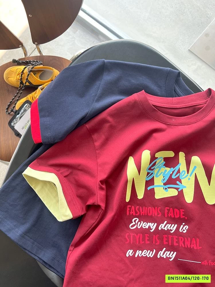 ÁO THUN NEW PHỐI VIỀN TAY