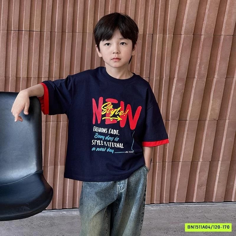 ÁO THUN NEW PHỐI VIỀN TAY