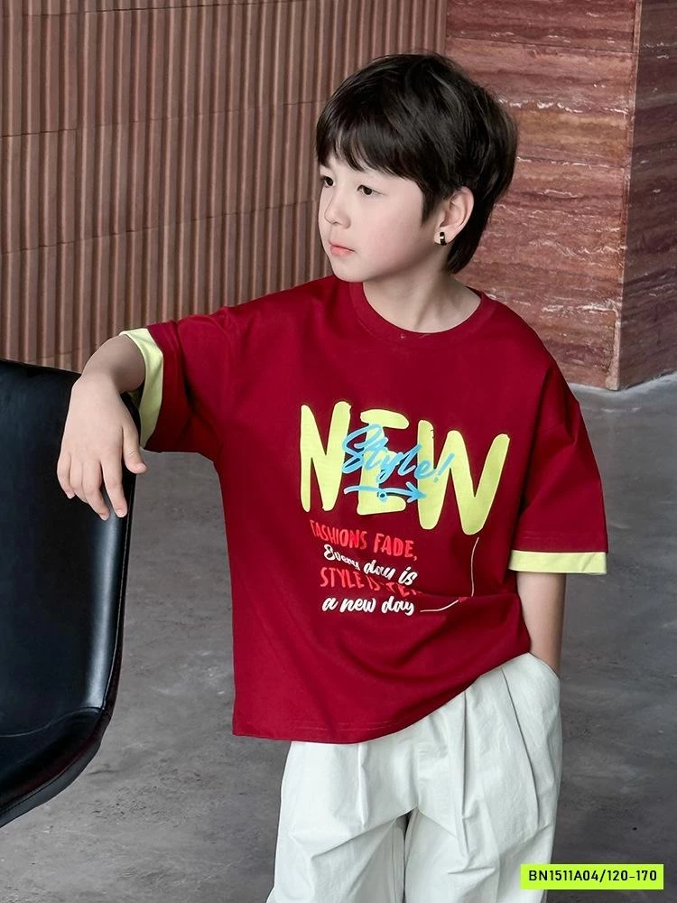 ÁO THUN NEW PHỐI VIỀN TAY