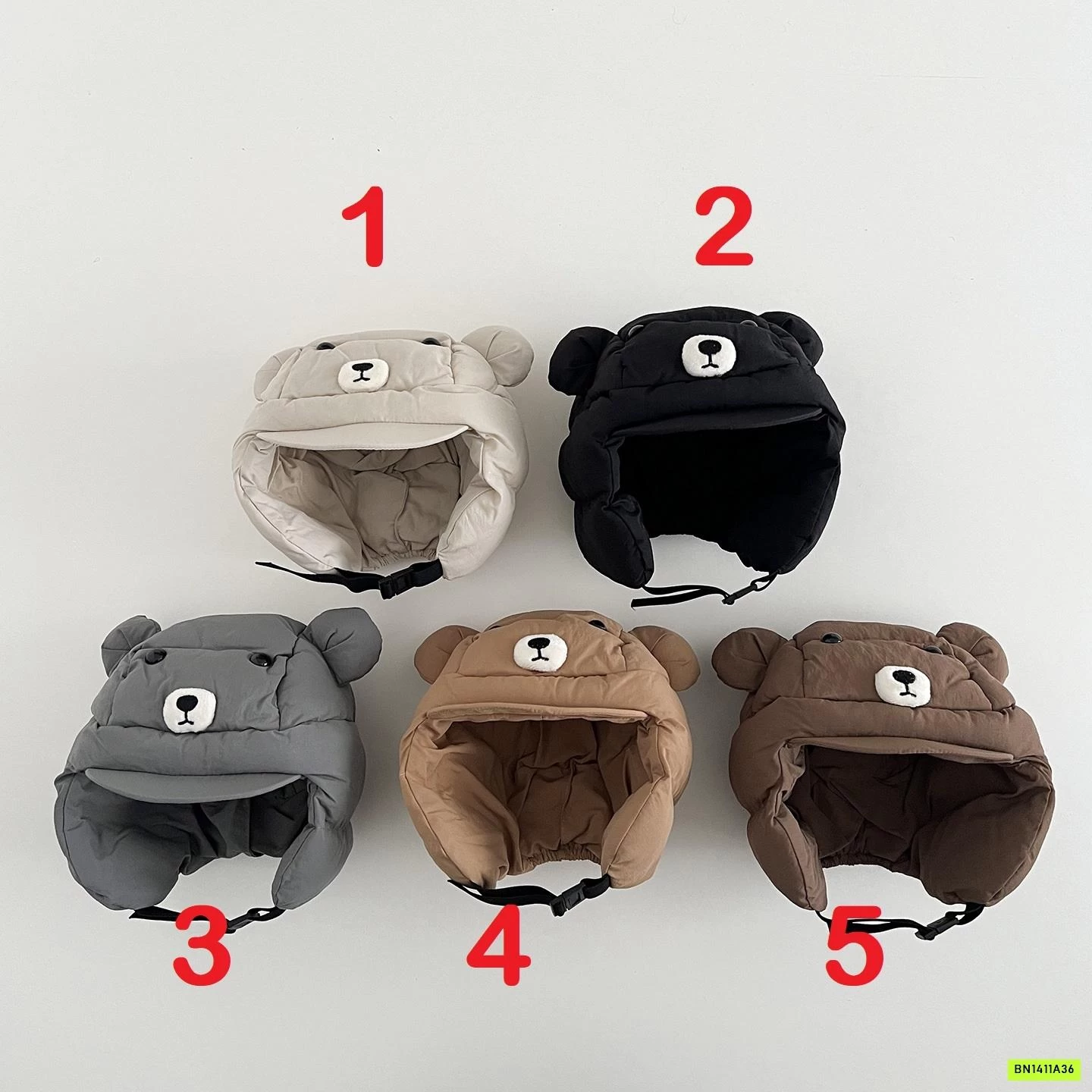 MŨ PHAO GẤU VINTAGE