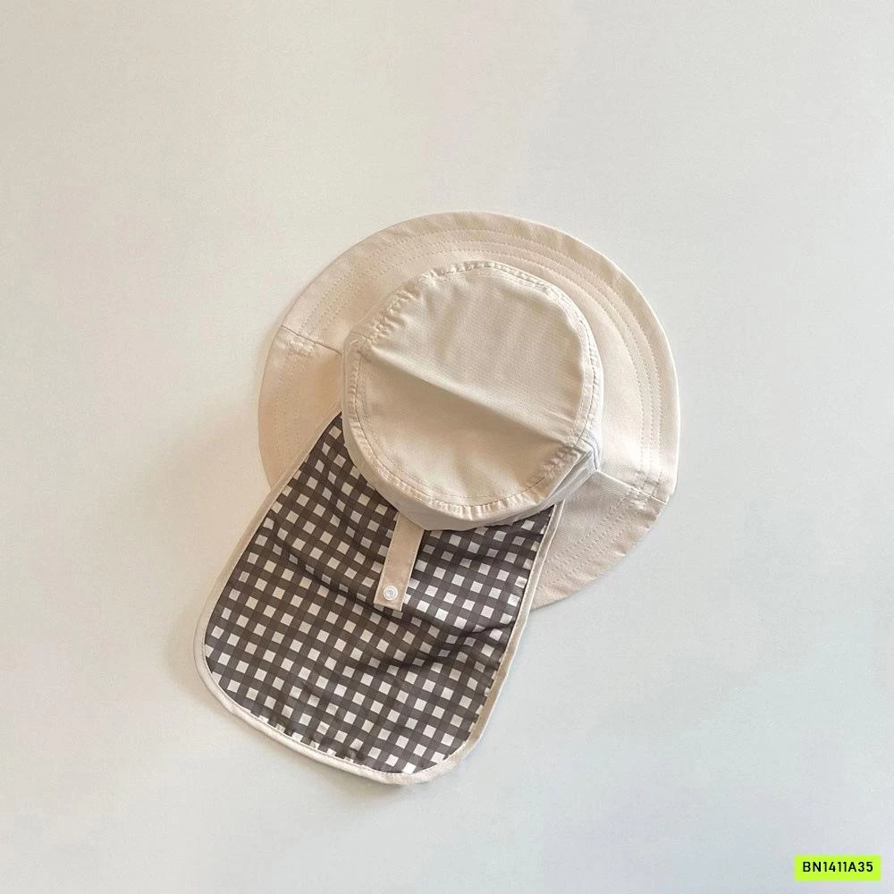 MŨ CHỐNG NẮNG KÈM VẠT SAU