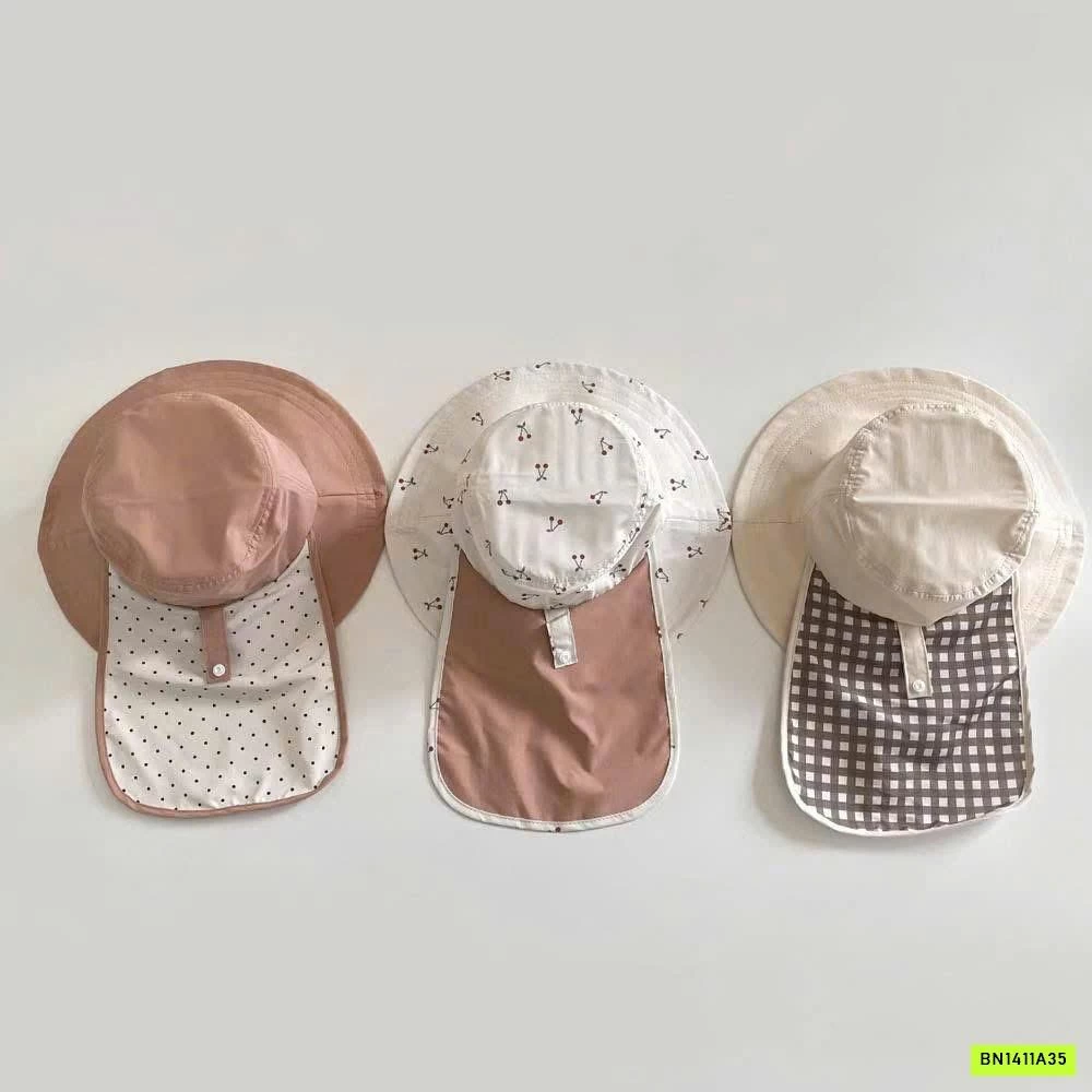 MŨ CHỐNG NẮNG KÈM VẠT SAU