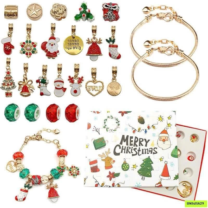 DIY VÒNG TAY CHARM GIÁNG SINH